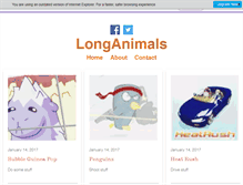 Tablet Screenshot of longanimals.com